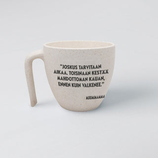 Moominmamma mug and white background